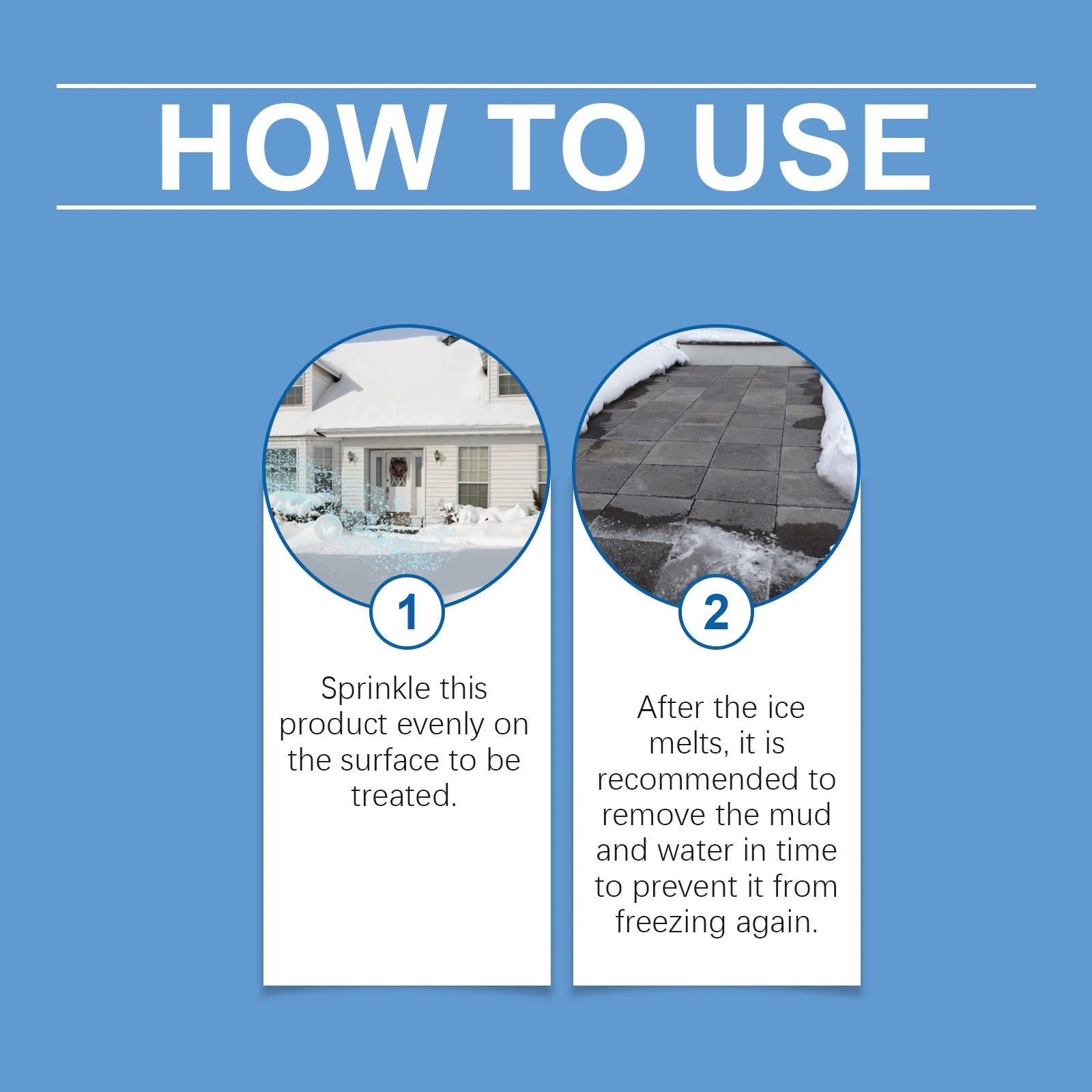 Pet Friendly Ice Melting Anti Freeze Powder