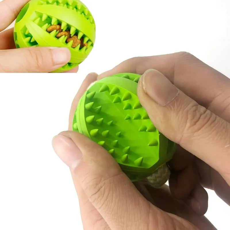 Tug Rope With Treat Ball