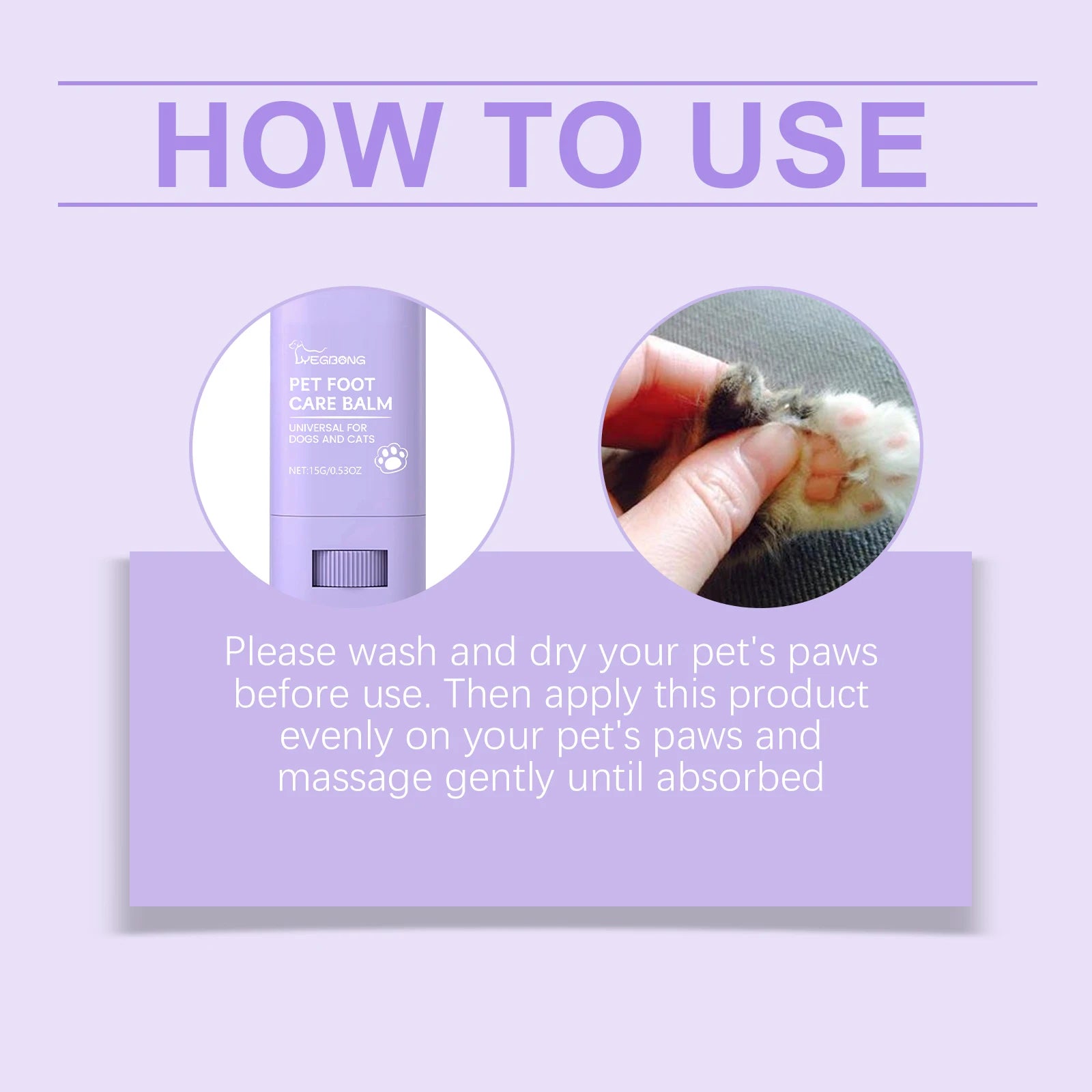 Pet Paw Moisturizer Balm
