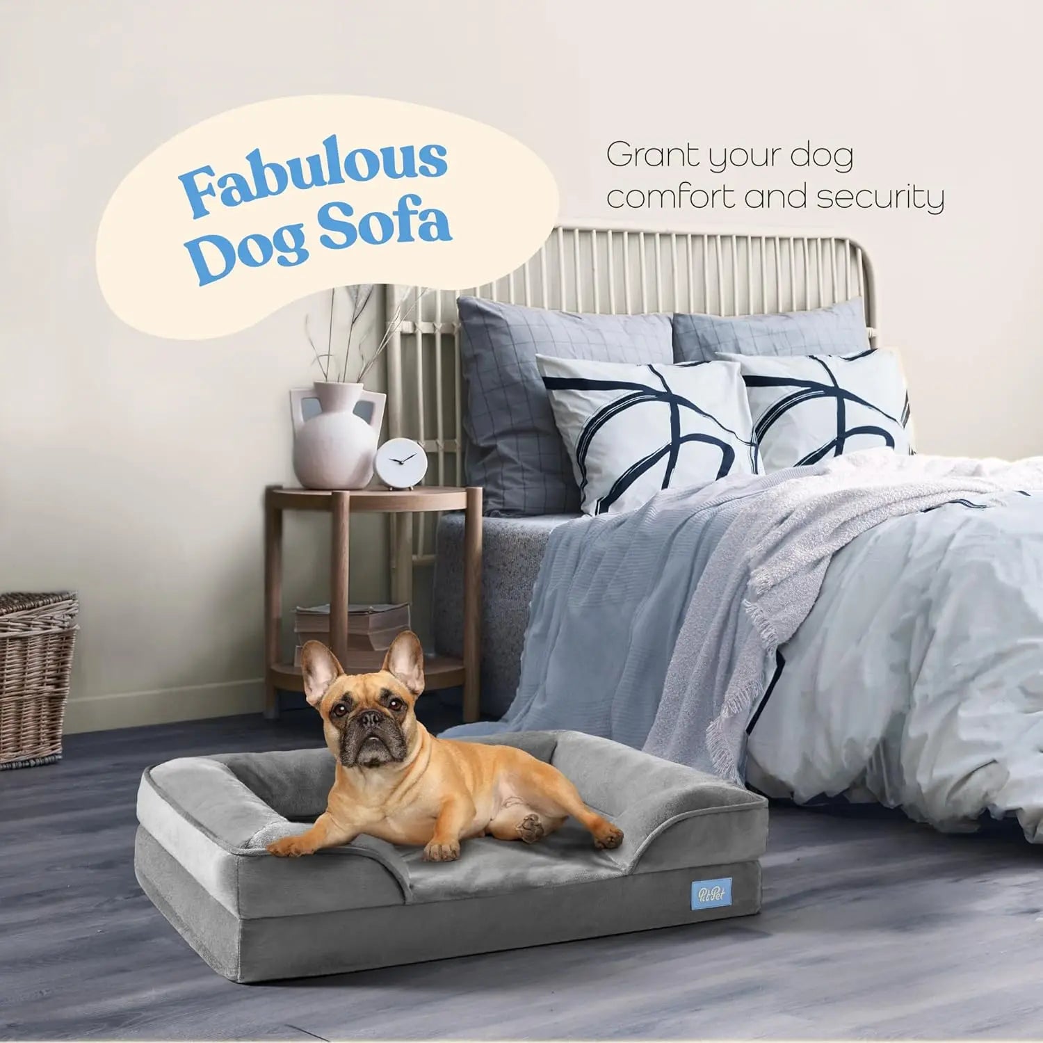 Waterproof Pet Sofa with Removable Cover