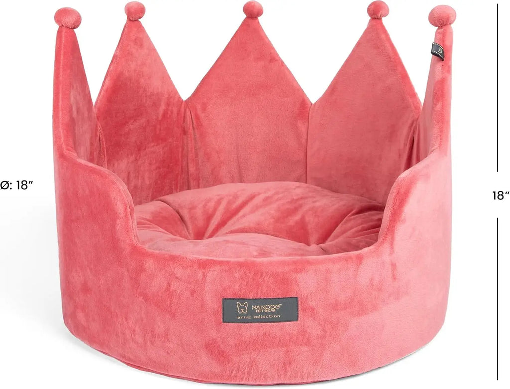 Cozy Crown Pet Bed