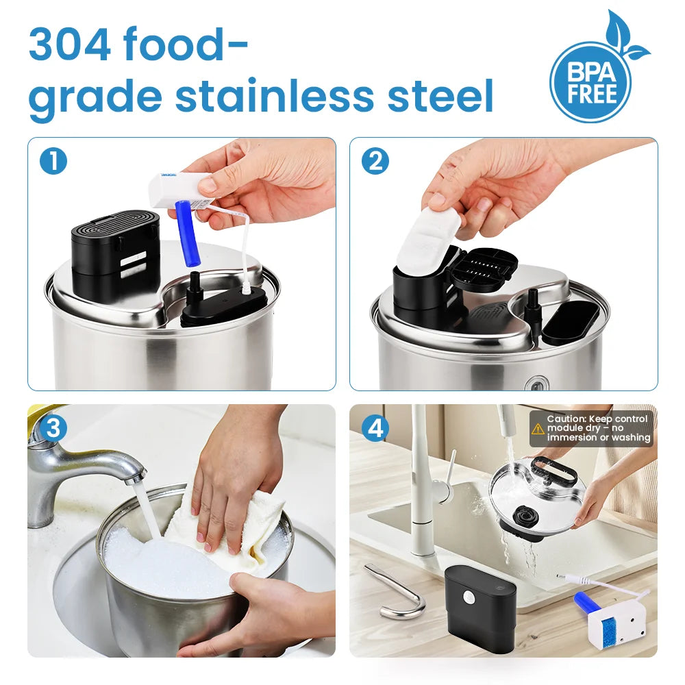 Sensor Activated Cat  Drinking Fountain