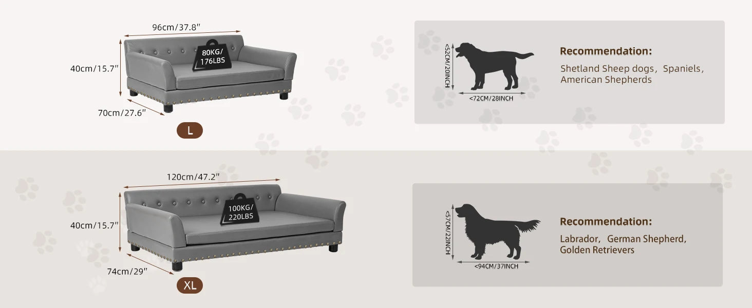 Modern Dog Sofa for Large Dogs