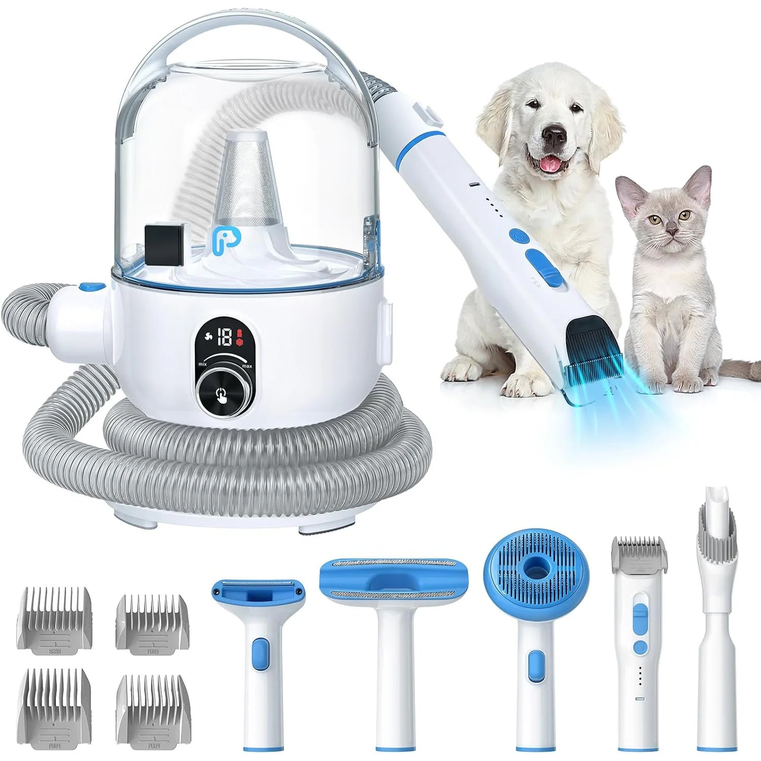 Pet Grooming Kit with Vacuum