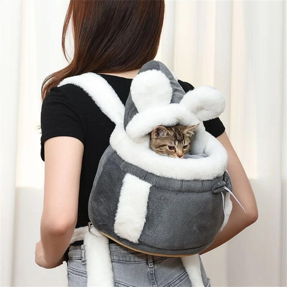 Winter Travel Puppy Backpack Carrier