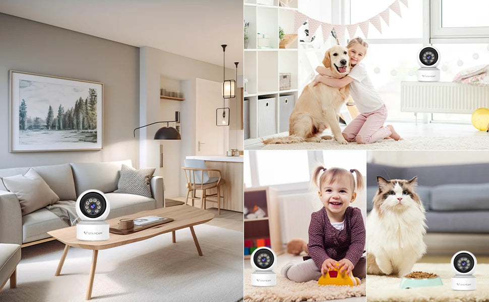 Indoor Wireless Two-way Audio Pet Camera