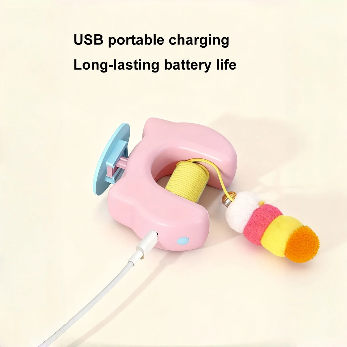 Electric Swinging Feather Cat Toy