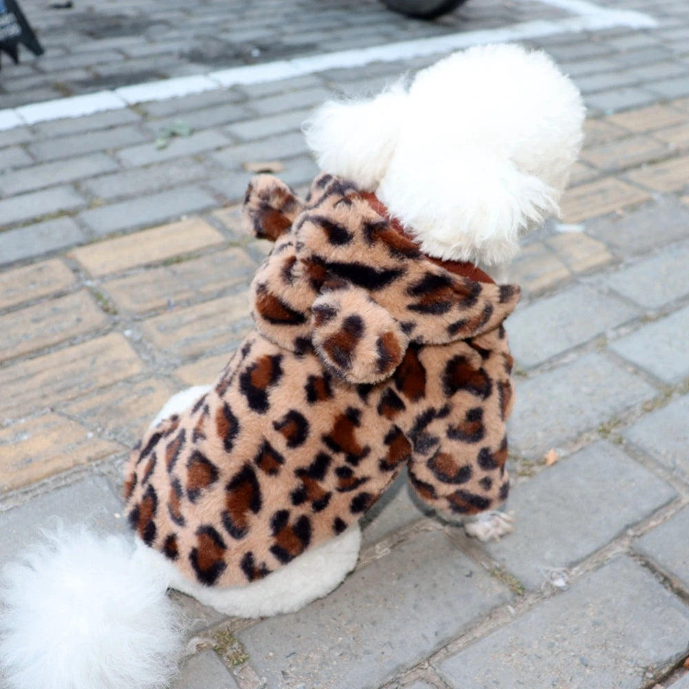 Leopard Dog Hoodie