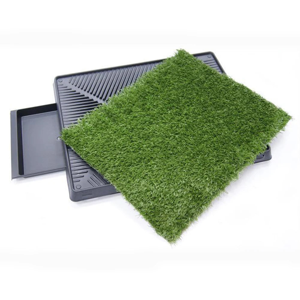 Reusable Dog Grass Pad with Tray