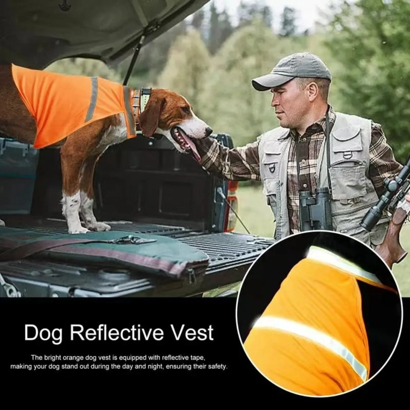 Reflective Fluorescent Dog Safety Vest