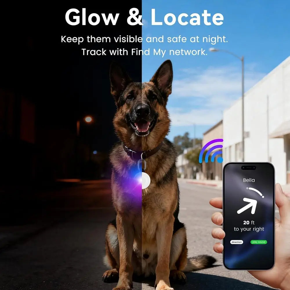 Waterproof GPS Tracker & Dog Light