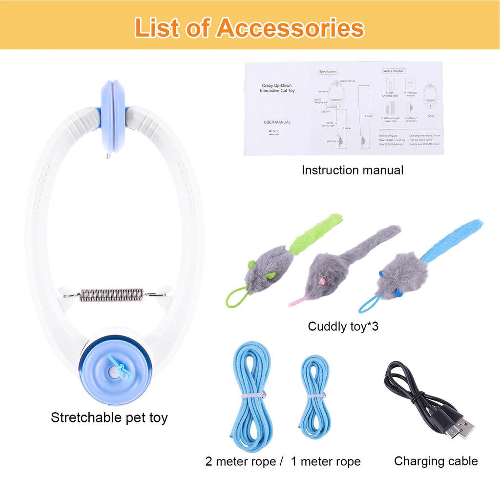 Interactive Door Hanging Cat Toy
