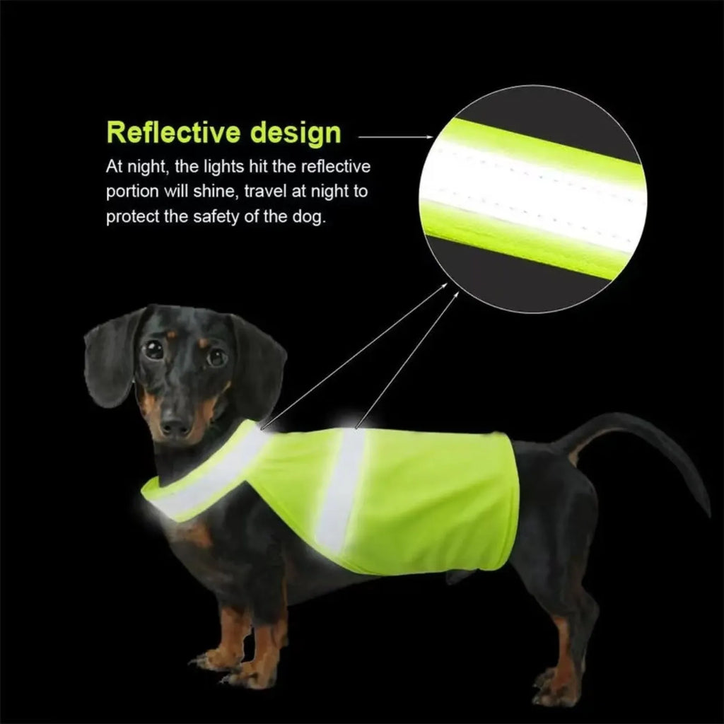 Reflective Fluorescent Dog Safety Vest