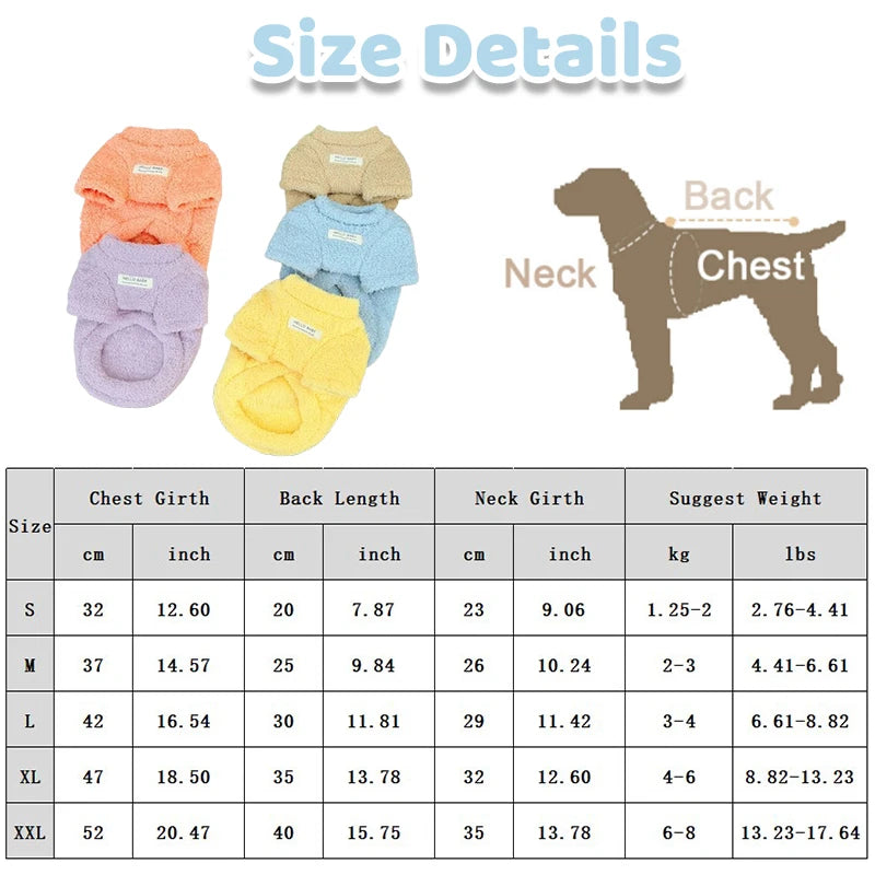 Fleece Dog Sweater