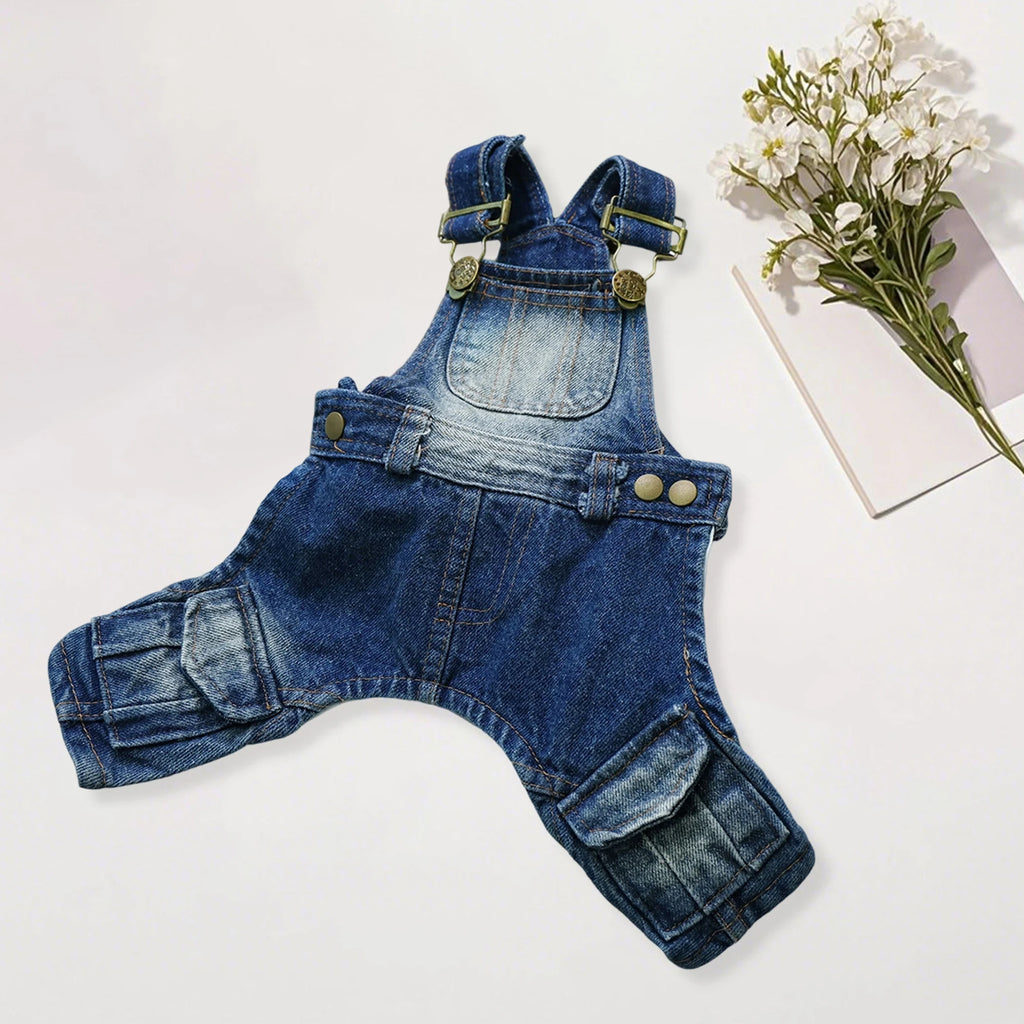 Stylish Distressed Jeans for Small Dogs