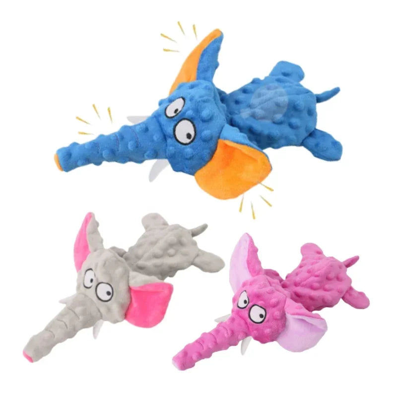 Squeak Pet Elephant Chew Toy