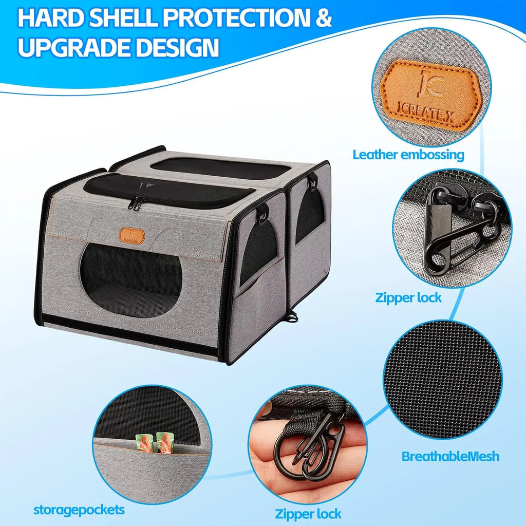 Cat Carrier with Litter Box