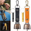 Bear Bell with Emergency Whistle Set