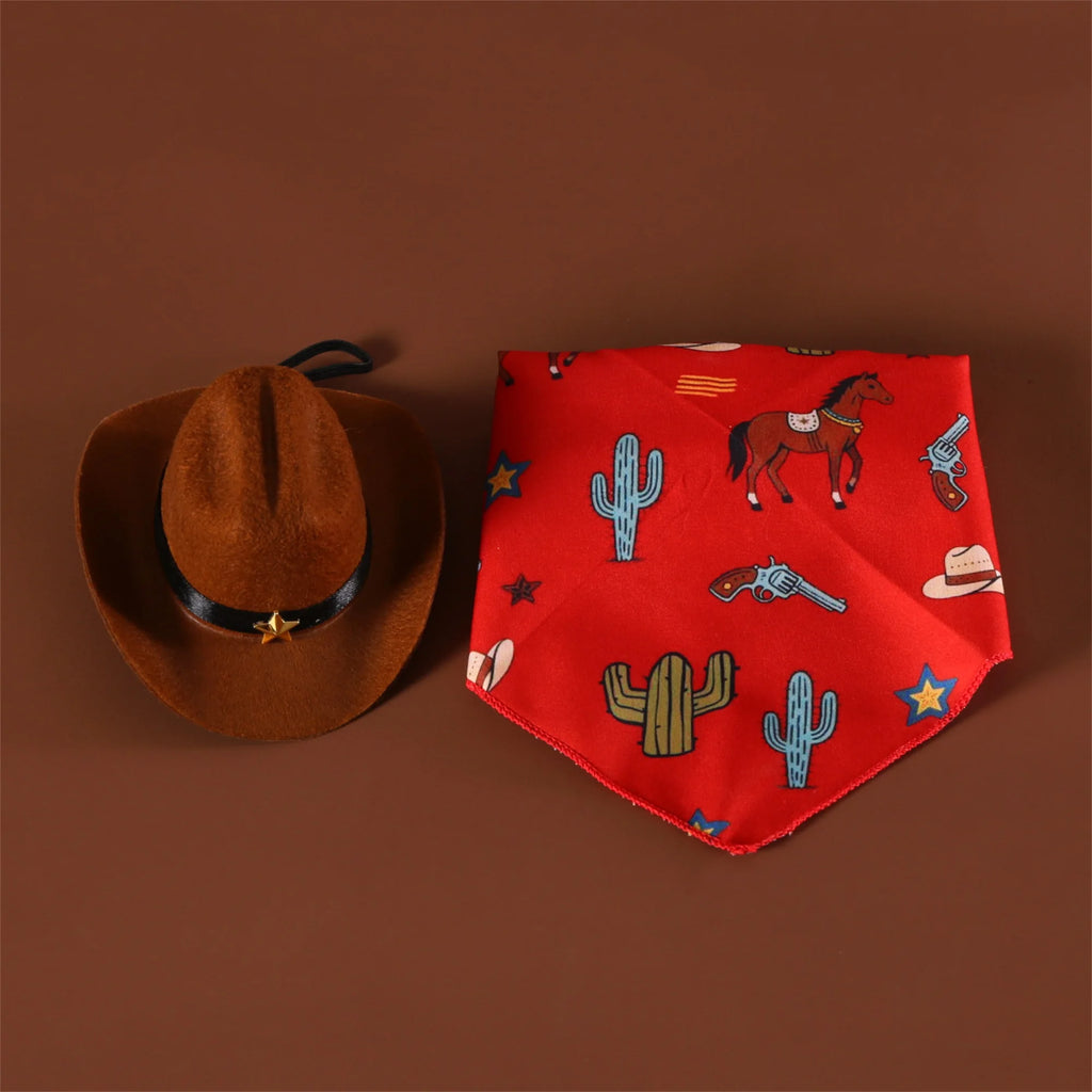 Vintage Dog Cowboy Costume
