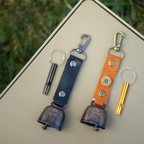 Bear Bell with Emergency Whistle Set