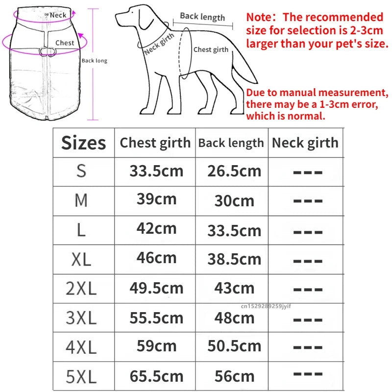 Waterproof Winter Dog Vest