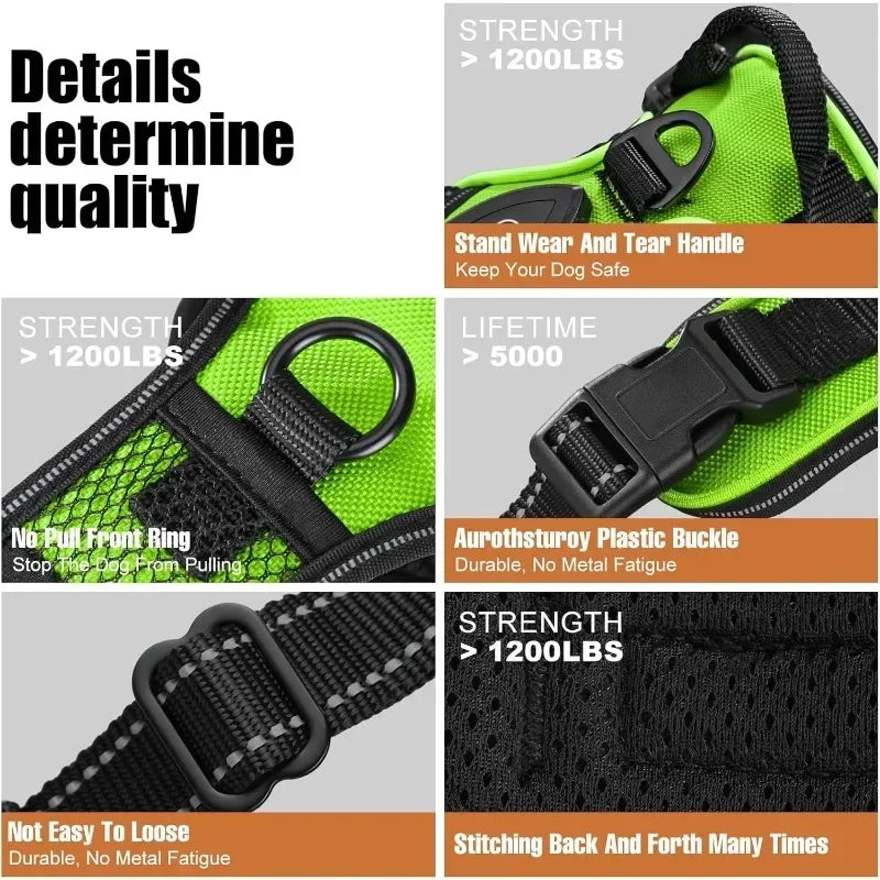 Led luminous Dog Harness