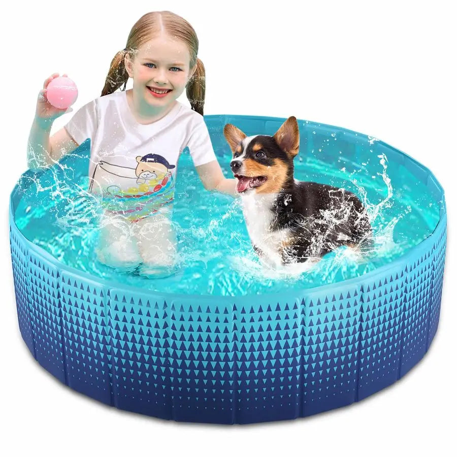 Foldable Hard Plastic Dog & Kiddie Pool