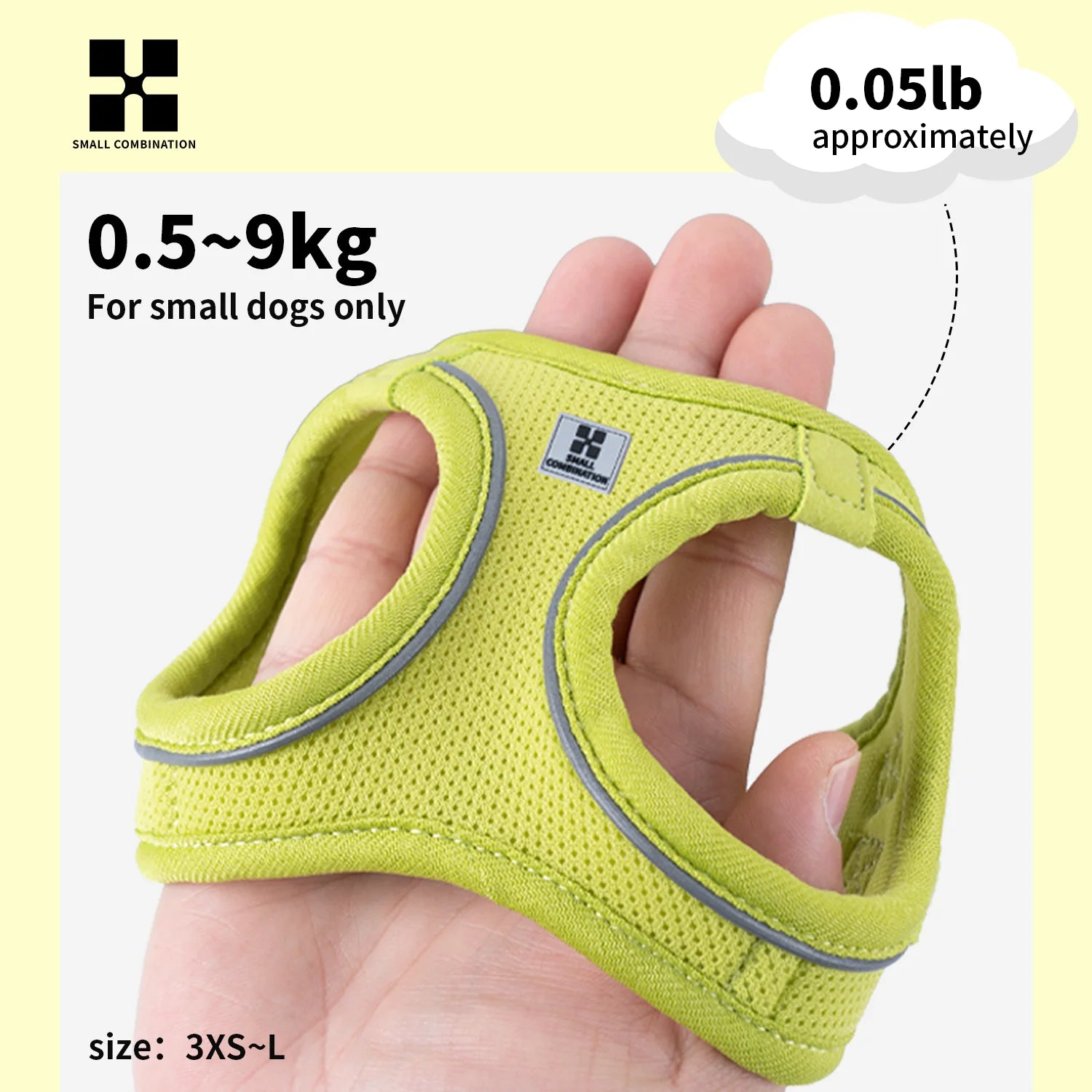 Small Pets Reflective Harness & Leash