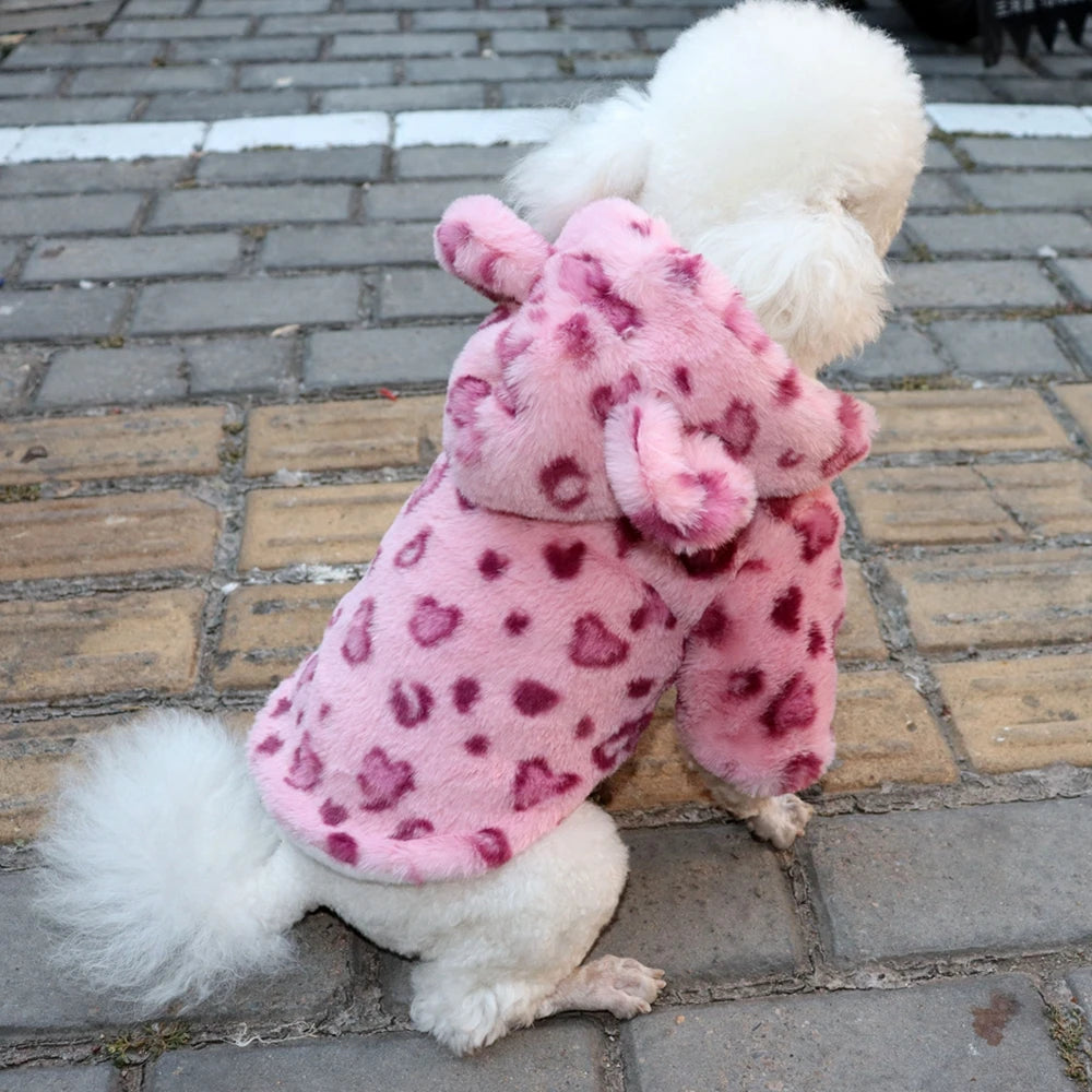 Leopard Dog Hoodie