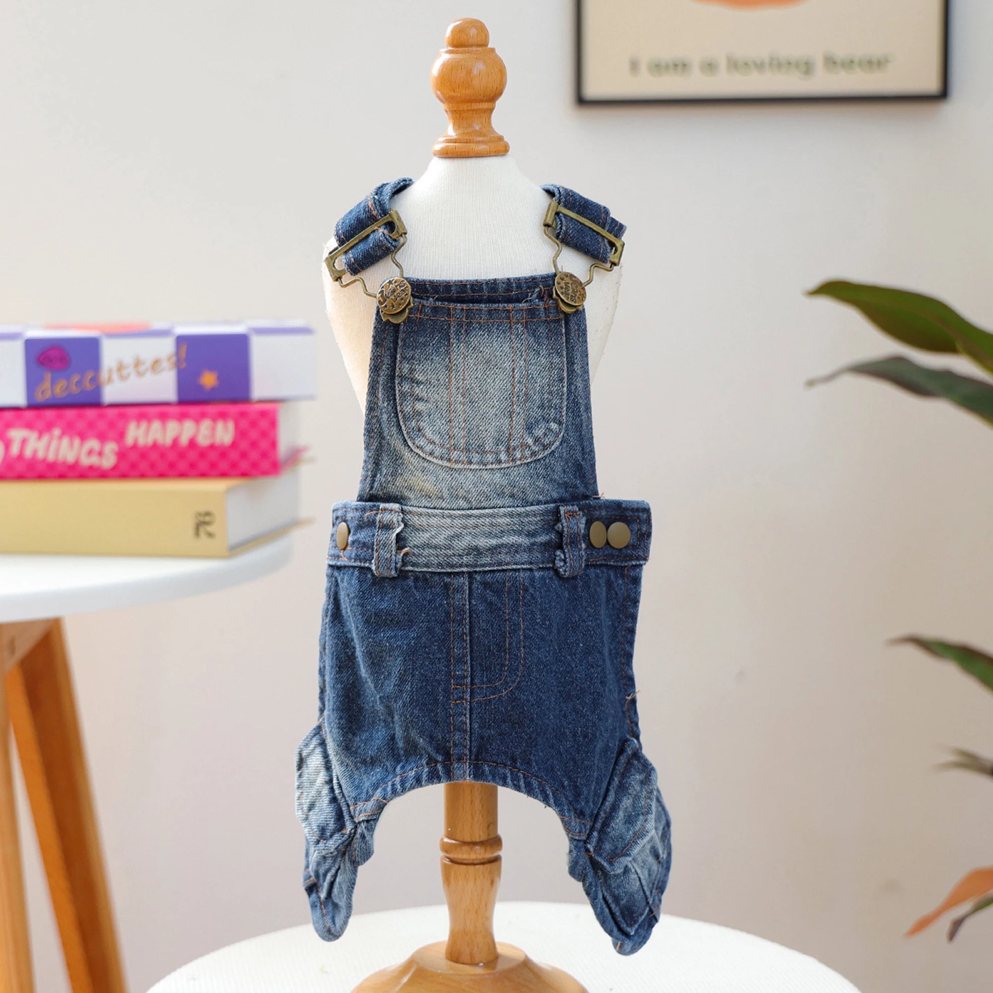 Stylish Distressed Jeans for Small Dogs