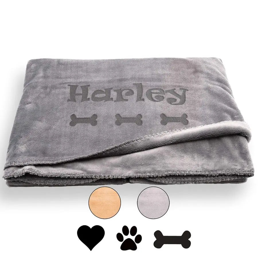 Personalized Extra Large Dog Blanket