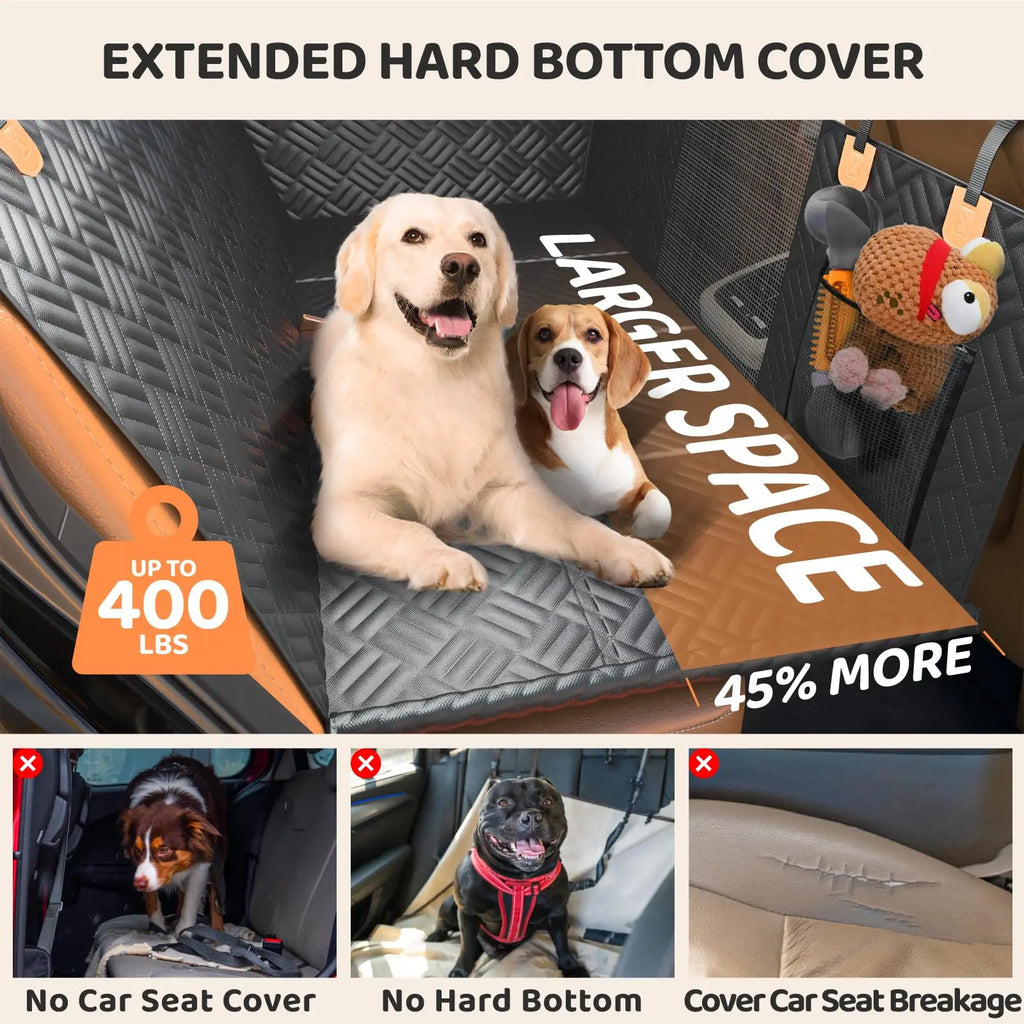 Hard Bottom Rear Seat Extender Cover