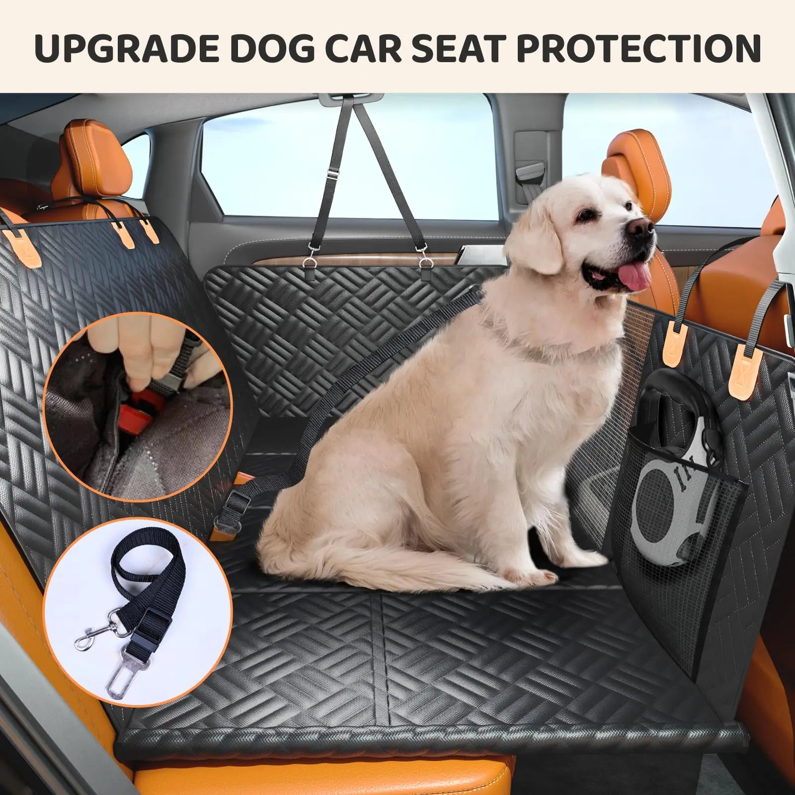Hard Bottom Rear Seat Extender Cover