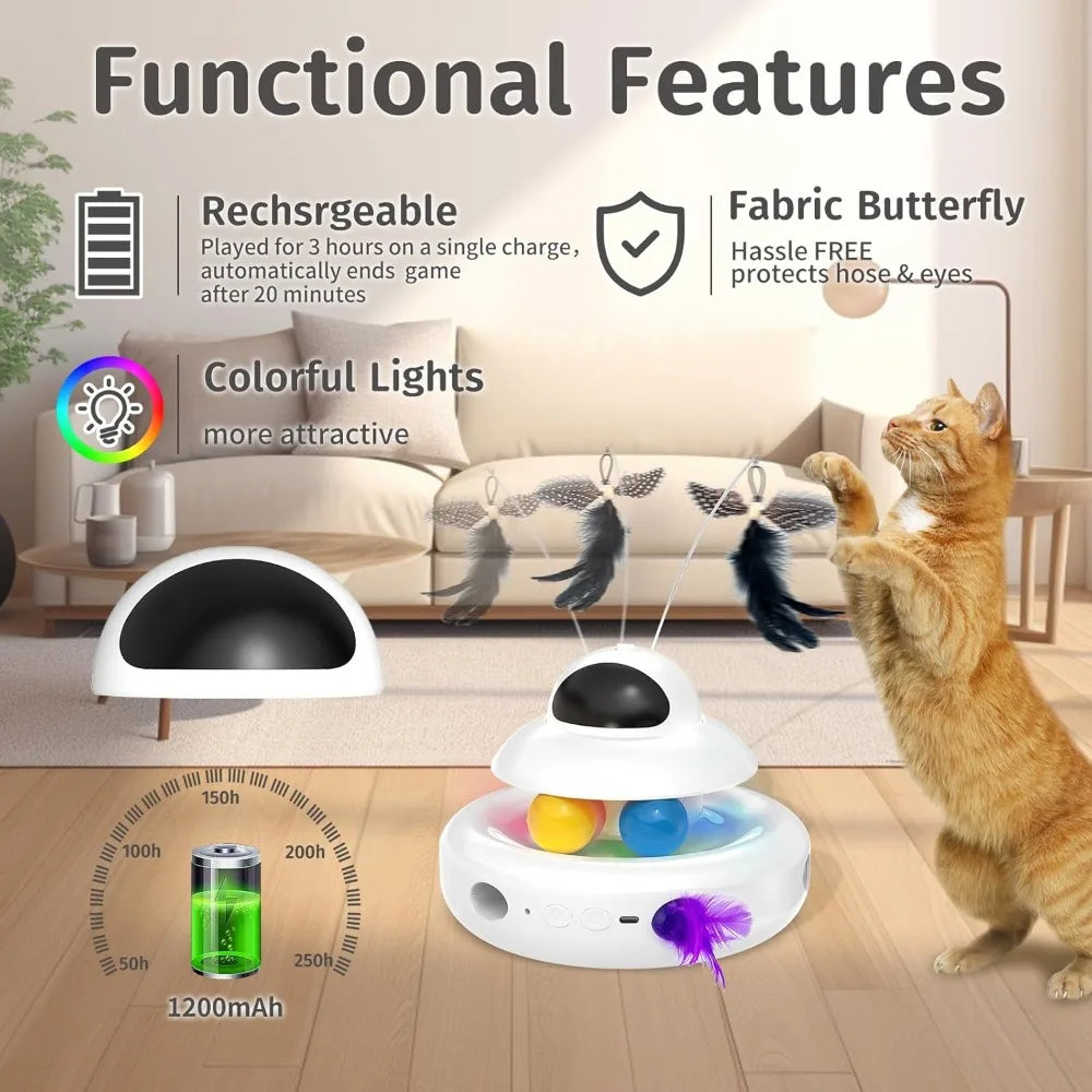 4-in-1 Automatic Cat Toy