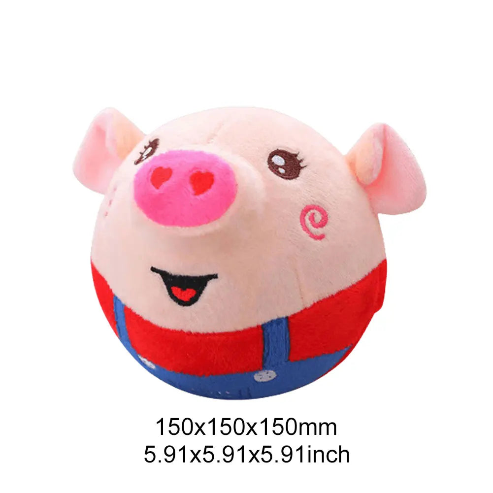 Cartoon Moving Pig Pet Plush Toy