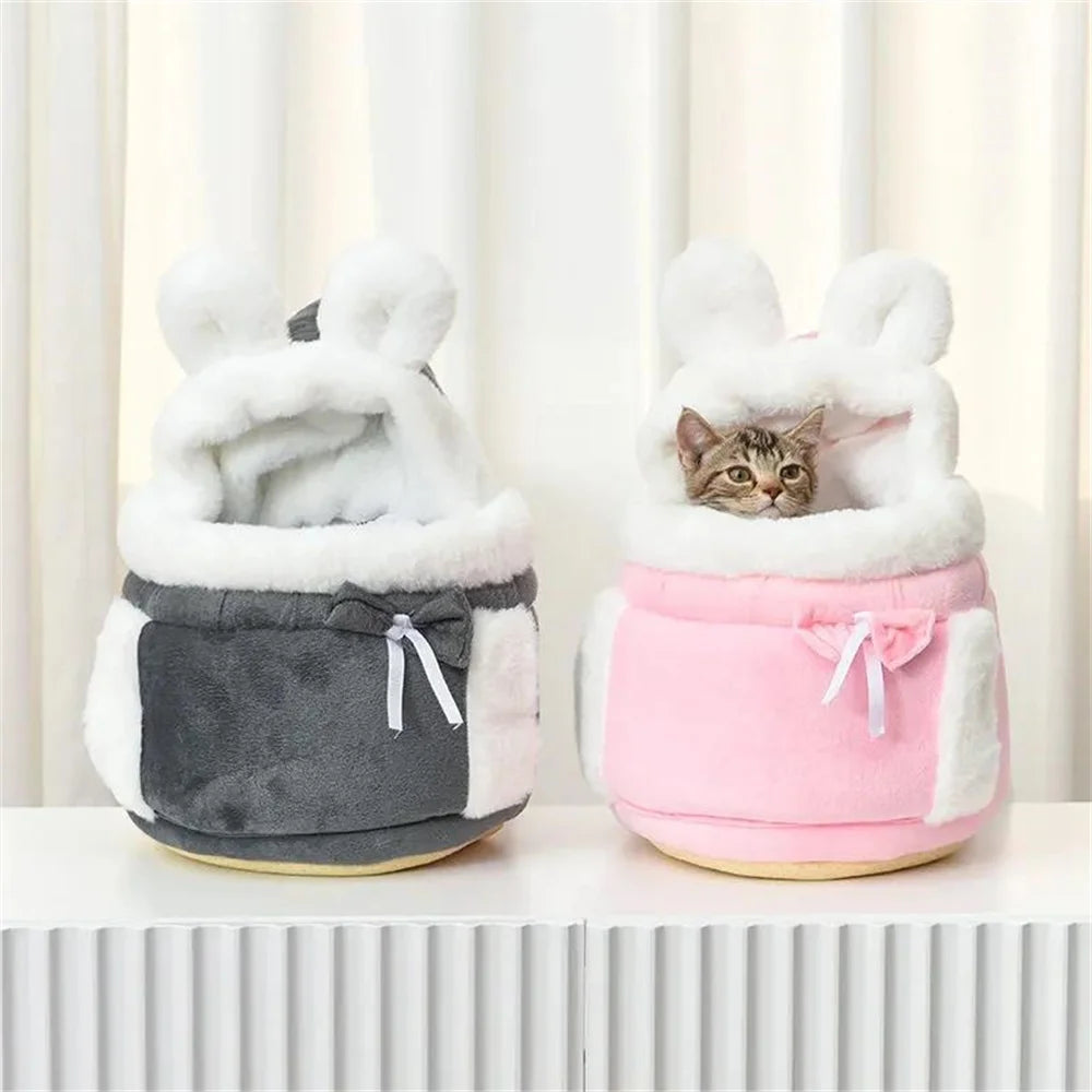 Winter Travel Puppy Backpack Carrier