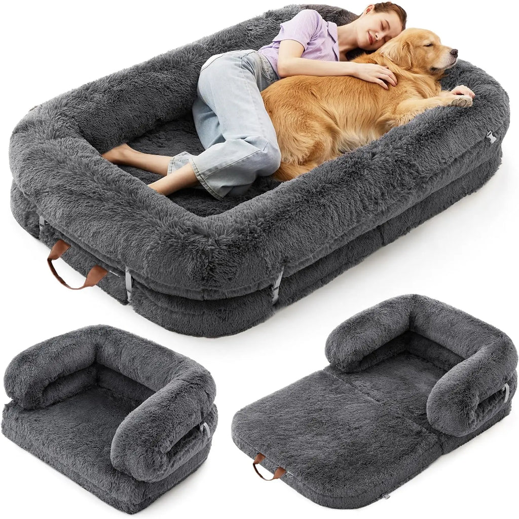 Foldable Human Dog Bed