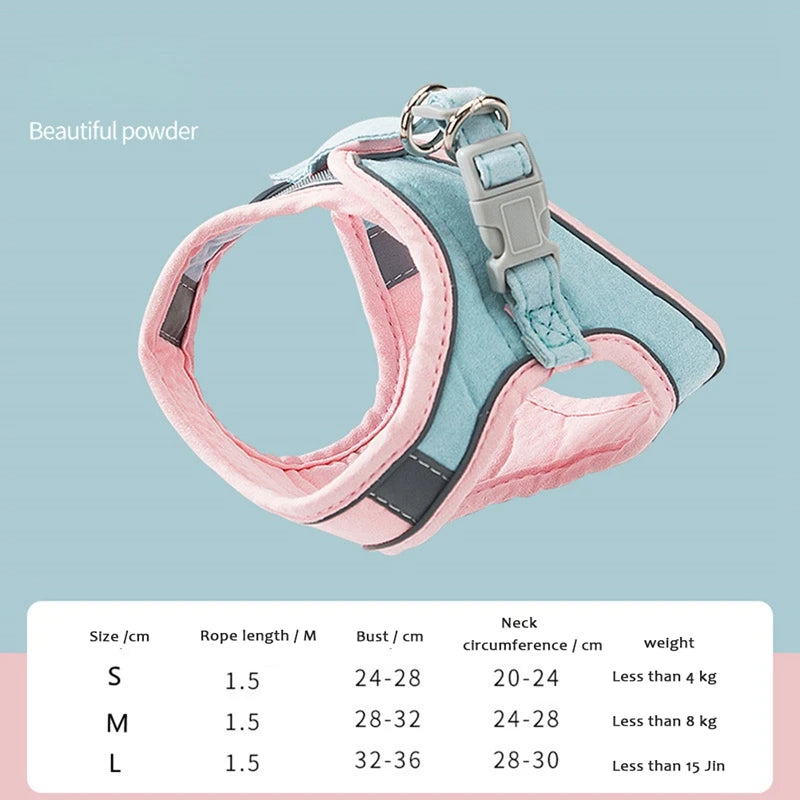 Breathable Small Reflective Pet Harness