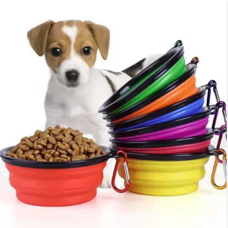 Silicone Collapsible Pet Food Bowls