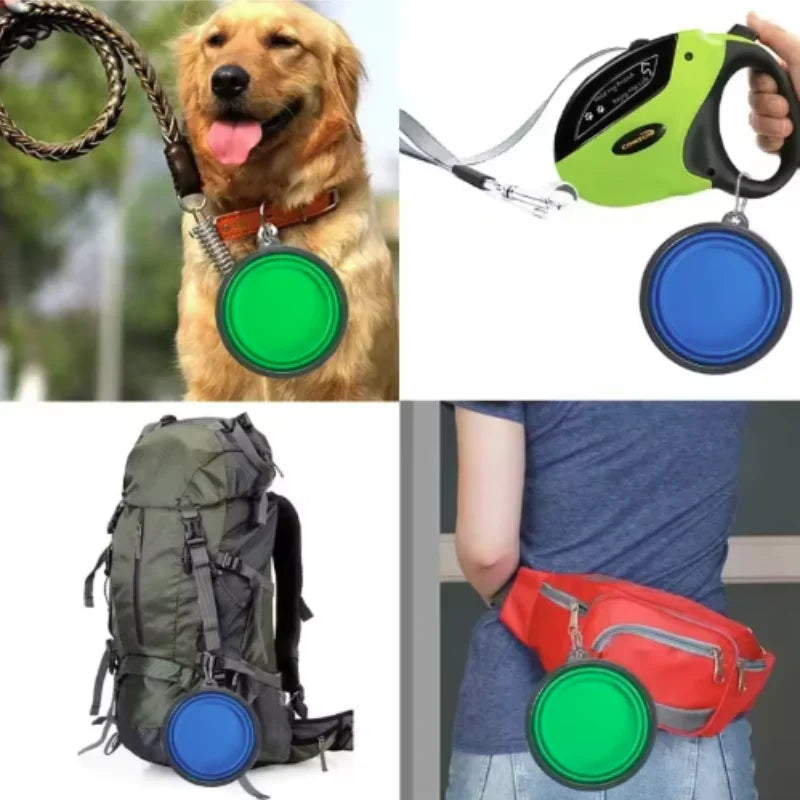 Silicone Collapsible Pet Food Bowls