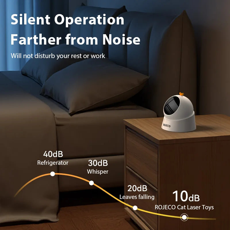 Interactive 360° Cat Laser Toy