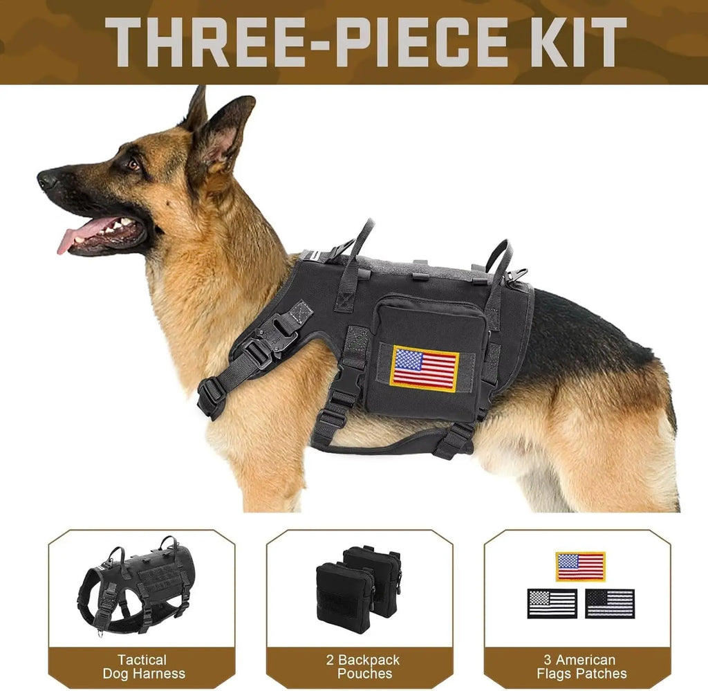 Medium Tactical Dog Harness with Handle