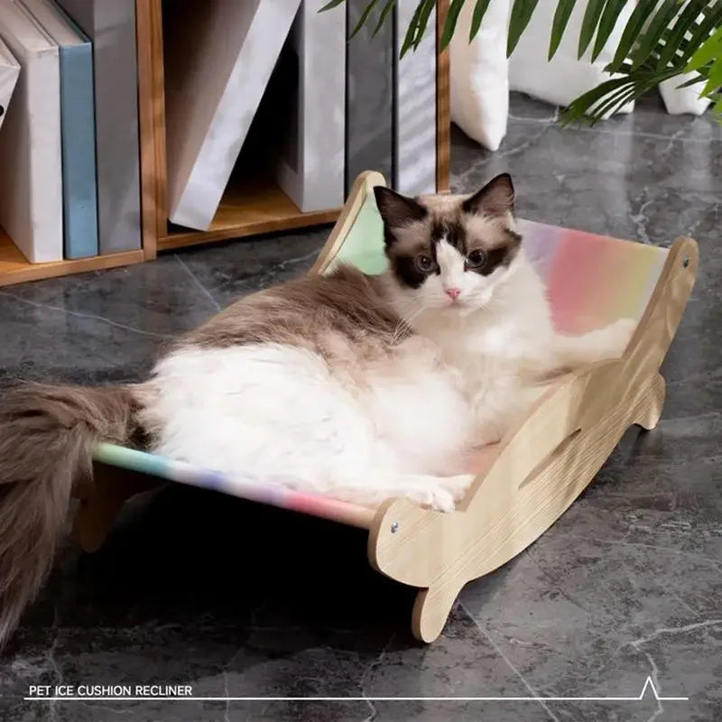 Wooden Cat Lounge Chair