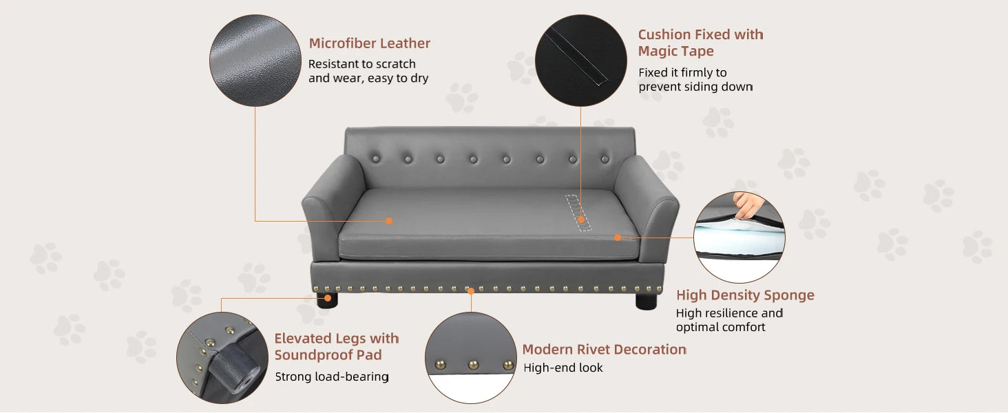 Modern Dog Sofa for Large Dogs