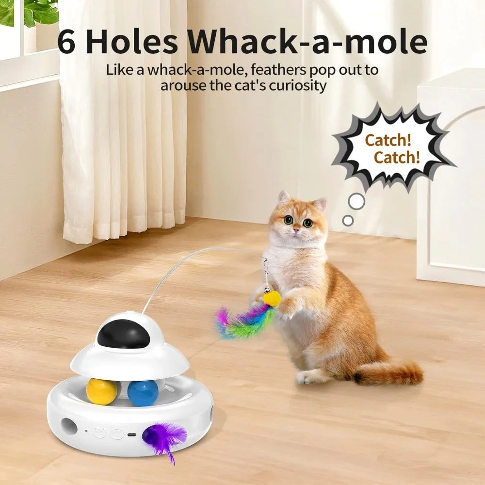 4-in-1 Automatic Cat Toy