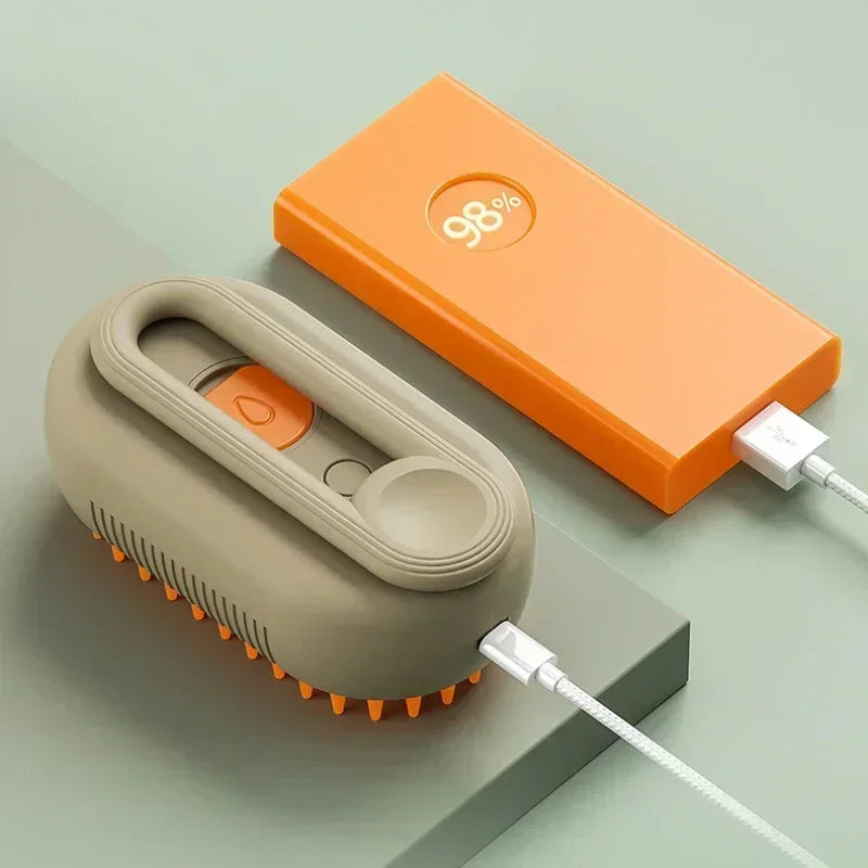 Electric Pet Spray Grooming Brush
