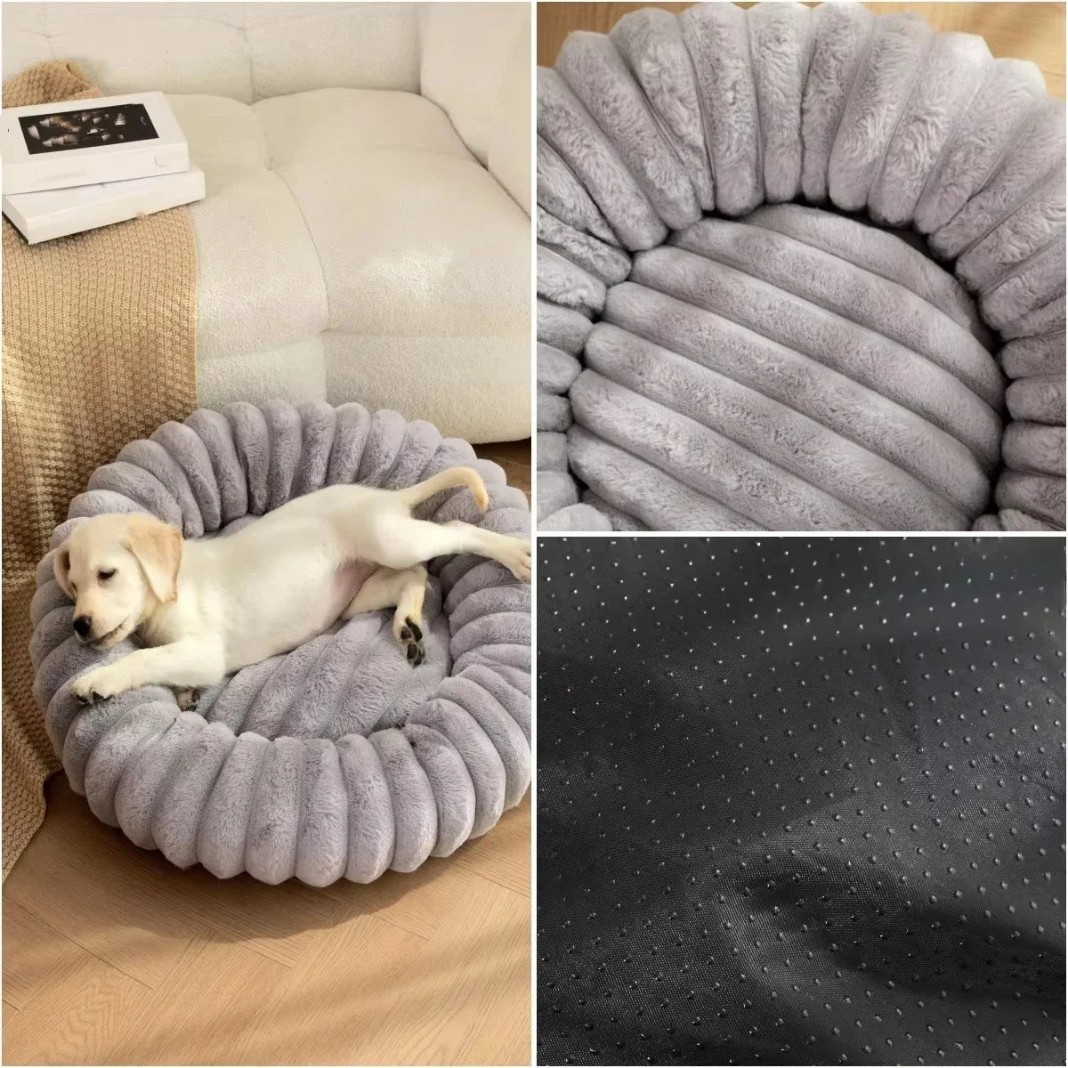 Round Super Soft Pet Bed