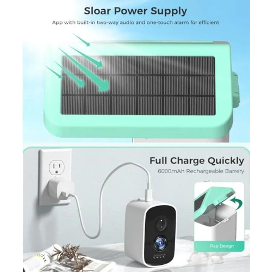 Solar Powered Bird Feeder with Camera 4K HD