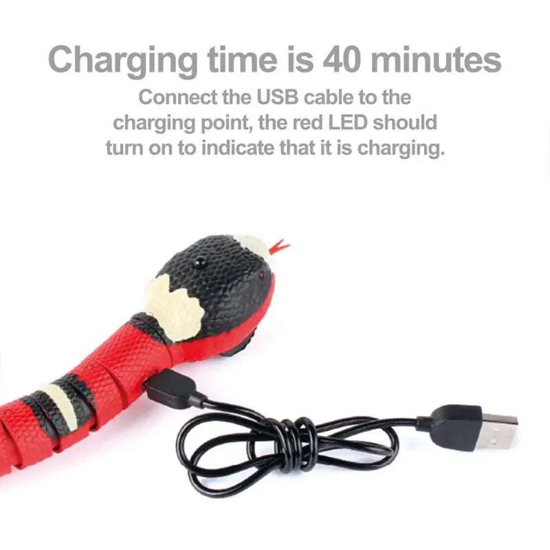 Smart Sensing Snake Interactive Pet Snake