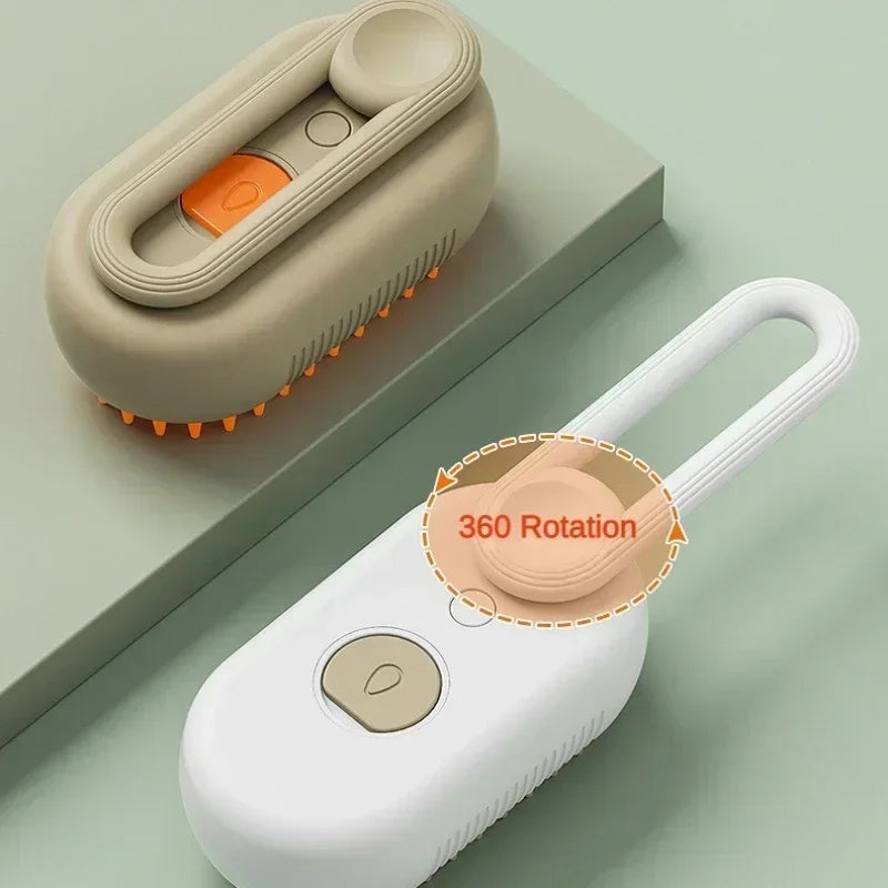 Electric Pet Spray Grooming Brush